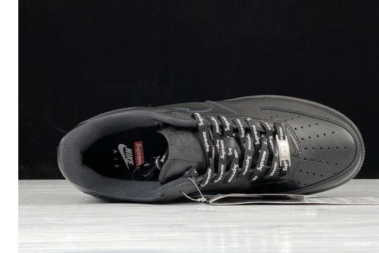 1 Supreme Nike Air Force Black   CU9225-001 Low 0728